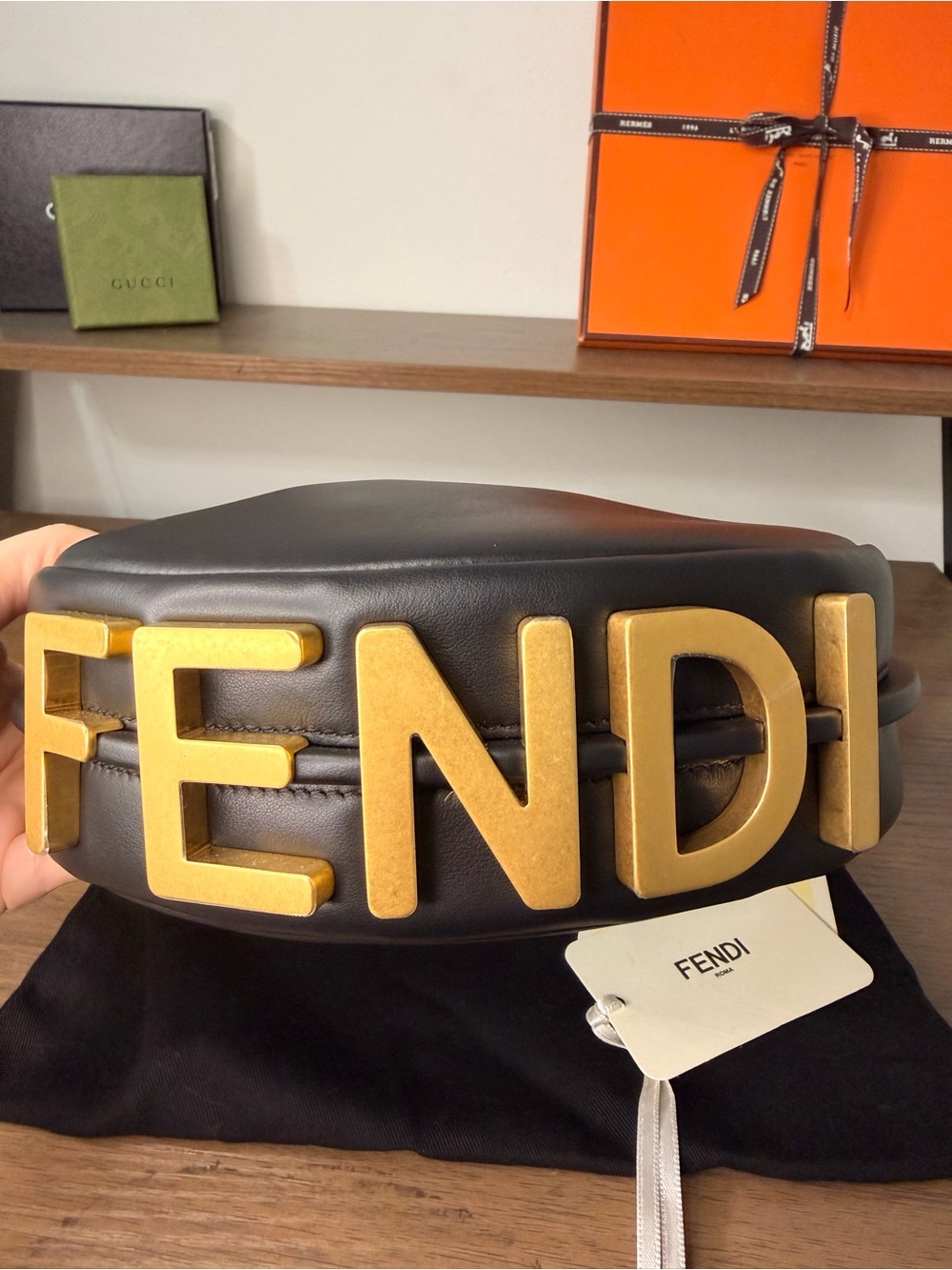 Authentic FENDI Fendigraphy Mini in Black - Brand New With Tags - Picture 4 of 15